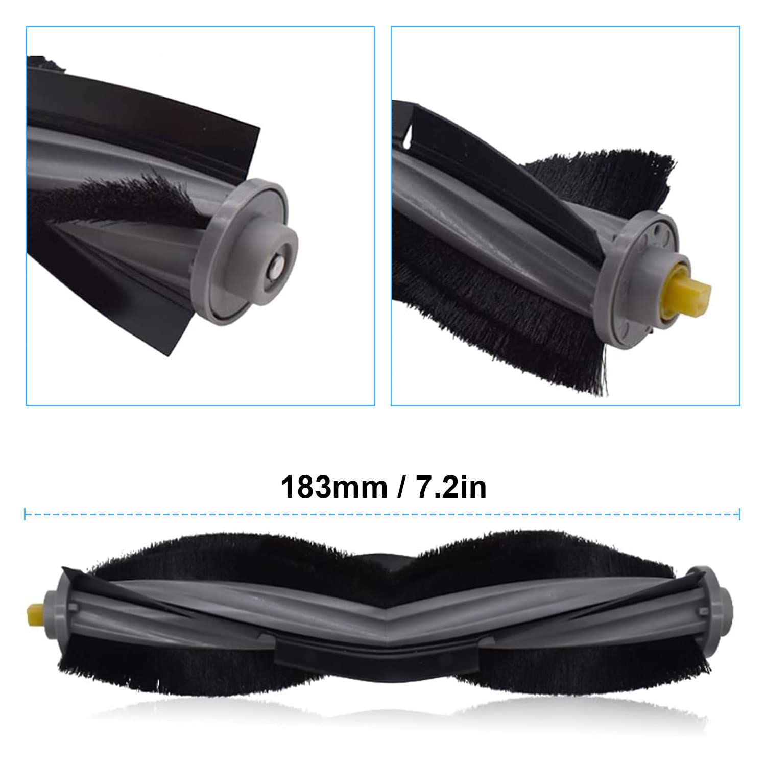 Kit d'accessoires Rechange pour Ecovacs Deebot X1 Omni, X1 e Omni, X1 Turbo, T10 Turbo/Omni Robot Aspirateur, 1 Brosse, 2 Filtres, 6 Brosses Latérales, 4 Chiffons Serpillères, 1 Brosse Nettoyage - 4