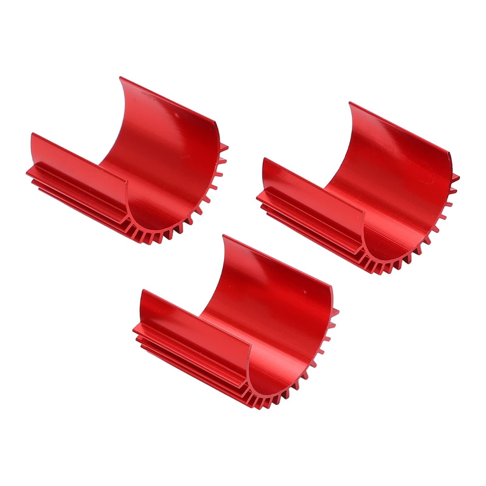 370 Brushless Motor Heatsink Cooling Accessory for WPL C14 RC Car Enthusiasts (Red)