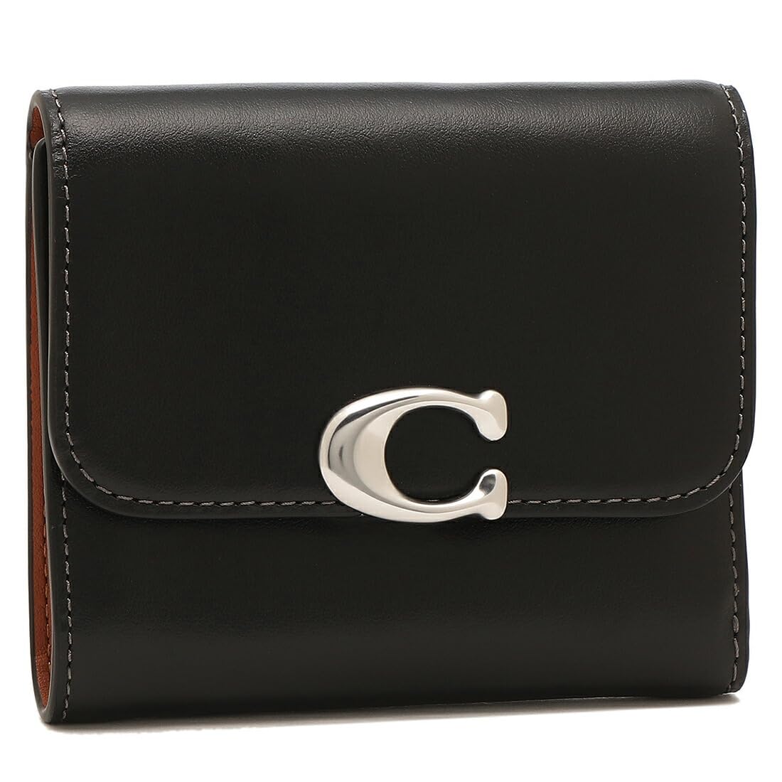✨️新品未使用✨COACH ブラック ペプルレザー 三つ折り財布 新品未使用 COACH ブラックレザー 三つ折り財布 ミニ財布 - メルカリ