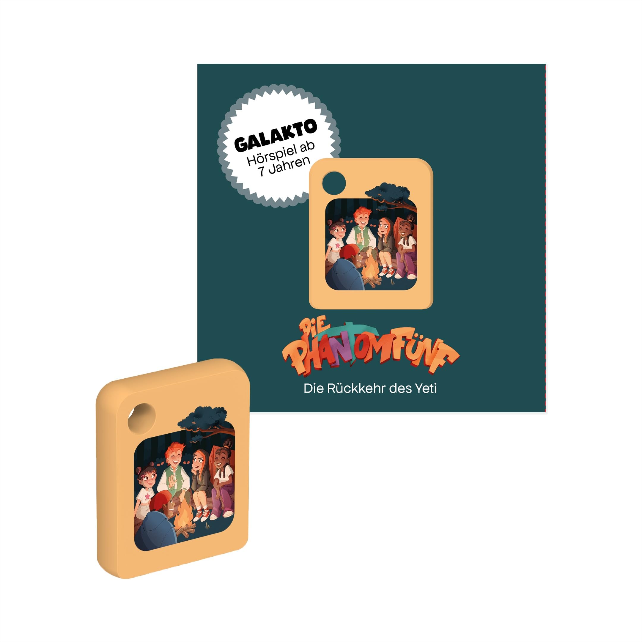 Galakto Audio Token: Die Phantom Fünf - Die Rückkehr des Yeti, Radio Play for Children from 7 Years, Playing Time Approx. 32 Minutes