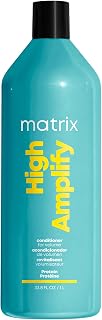 Matrix Volume Conditioner, High Amplify Conditioner with Infused Protein, For Fine, Instant Lift for Flat Hair, For Thicker Feeling Hair, Silicone Free, 1000ml (Packaging May Vary)