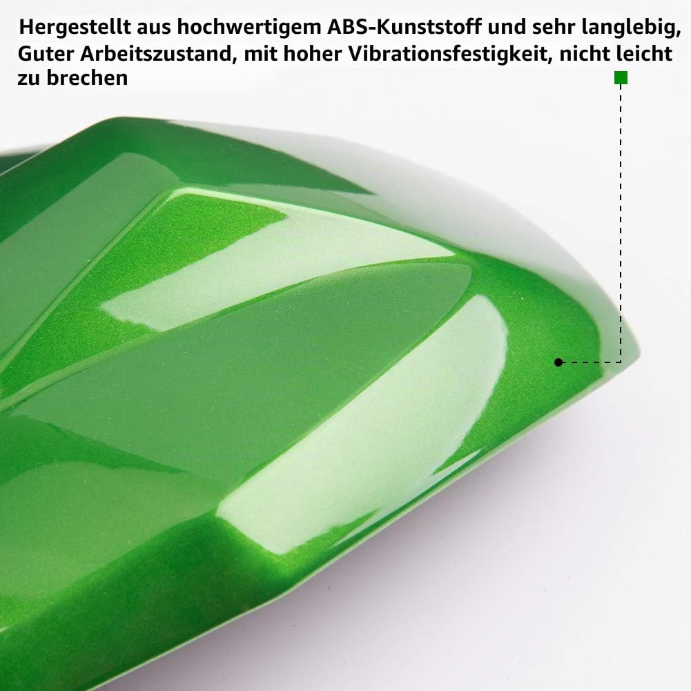 Motorrad Z900 Rücksitz Sozius Solo Sitzverkleidung Abdeckung Hart ABS Verkleidung Heckabschnitt Hinterhöcker für Z H2 H 2 (2020–2023) Z HS SE (2021–2023) Z 900 Z-900 (2017–2023) (Schwarz)