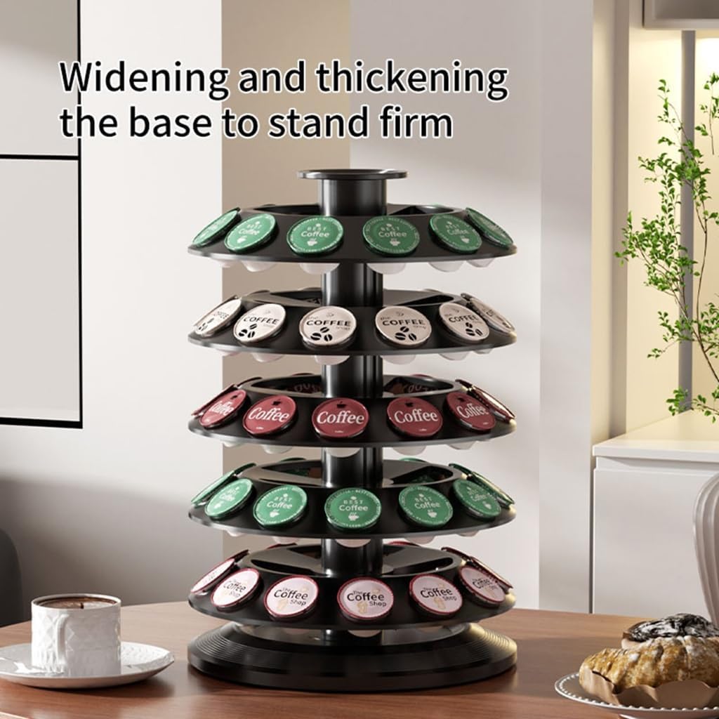 Coffee Stand Organizes 60 Pods In Minimal Counter Space
