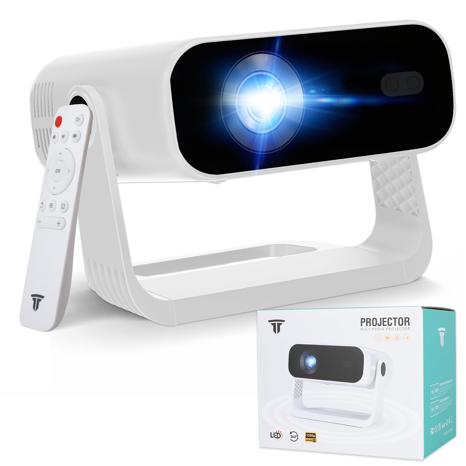 MINI SMART PROJECTOR 値下げ Amazon.com: ZDK Smart Projector with WiFi & Bluetooth: Android 14
