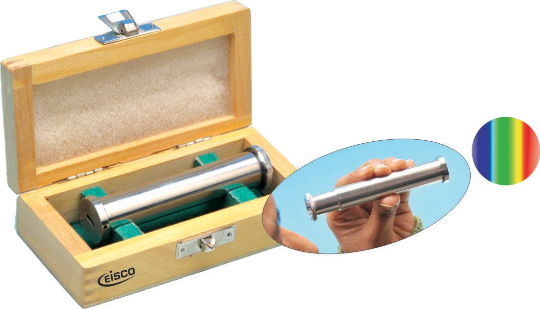 Eisco Labs Advanced Direct Vision Spectroscope in Wood Case Science