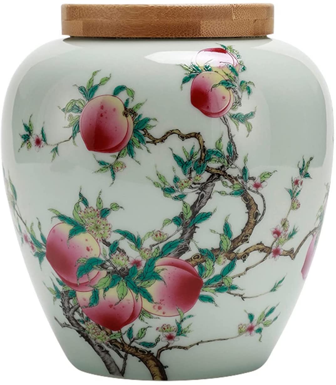 SBZIOJHDR ceramic tea jar, Ceramic Tea Jar,Jars Containers,Kitchen Food Storage Canister, Cans Vintage Large for