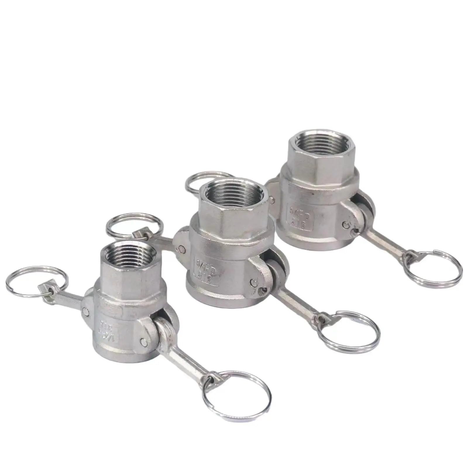 Attacco Flessibile DN13 Tipo Gigante Treccia Acciaio Inox AISI 304, Maschio/femmina - Misura 1/2 - Foto 9