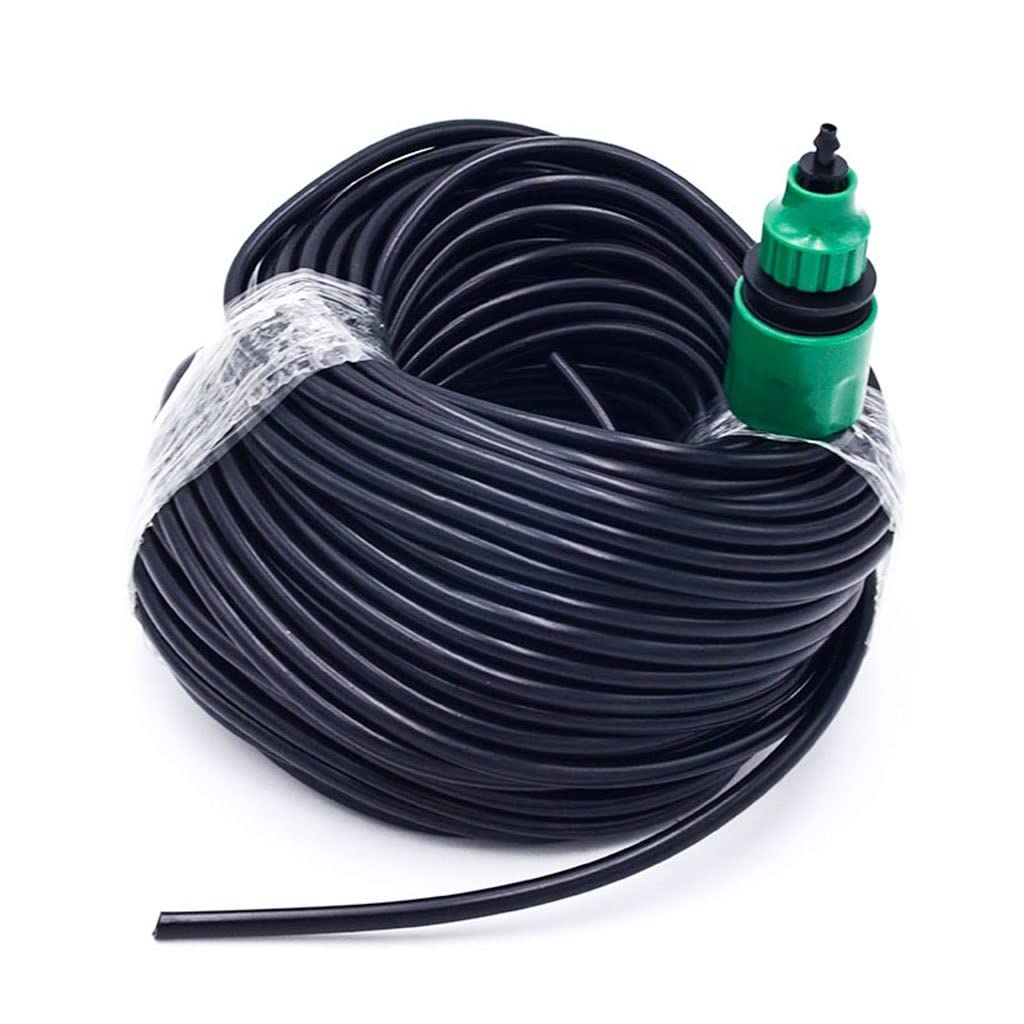 Eyrmqwjpc One Color Micro Irrigation Hose, Pvc Garden Water Hose 4/7Mm 1/4In Micro Drip Irrigation Tubing Quick Connector 10-50M(40M 131.Ft)