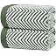 Chevron Khaki Green