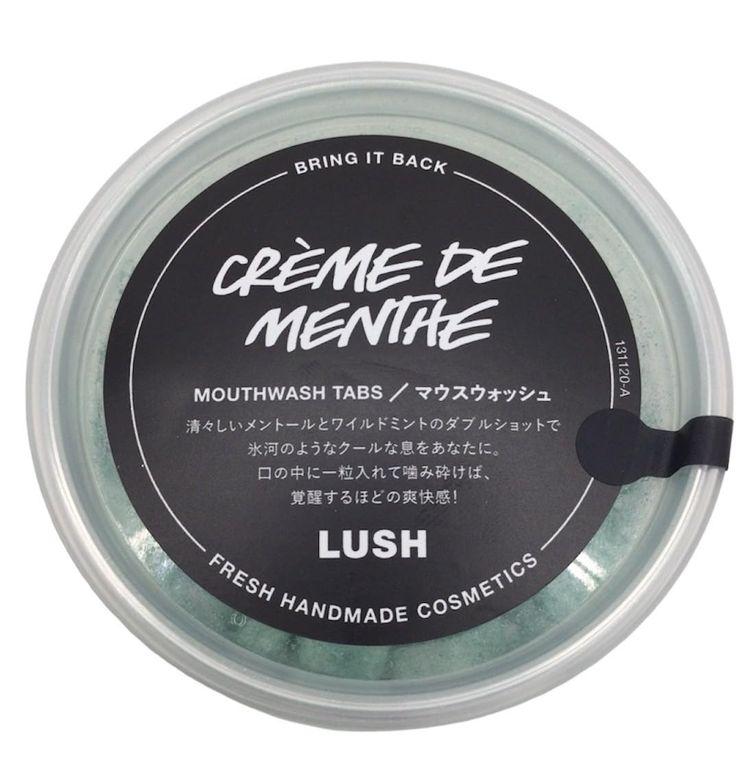 Amazon | LUSH マウスウォッシュ クレームドマント 45g／ラッシュ 口臭 