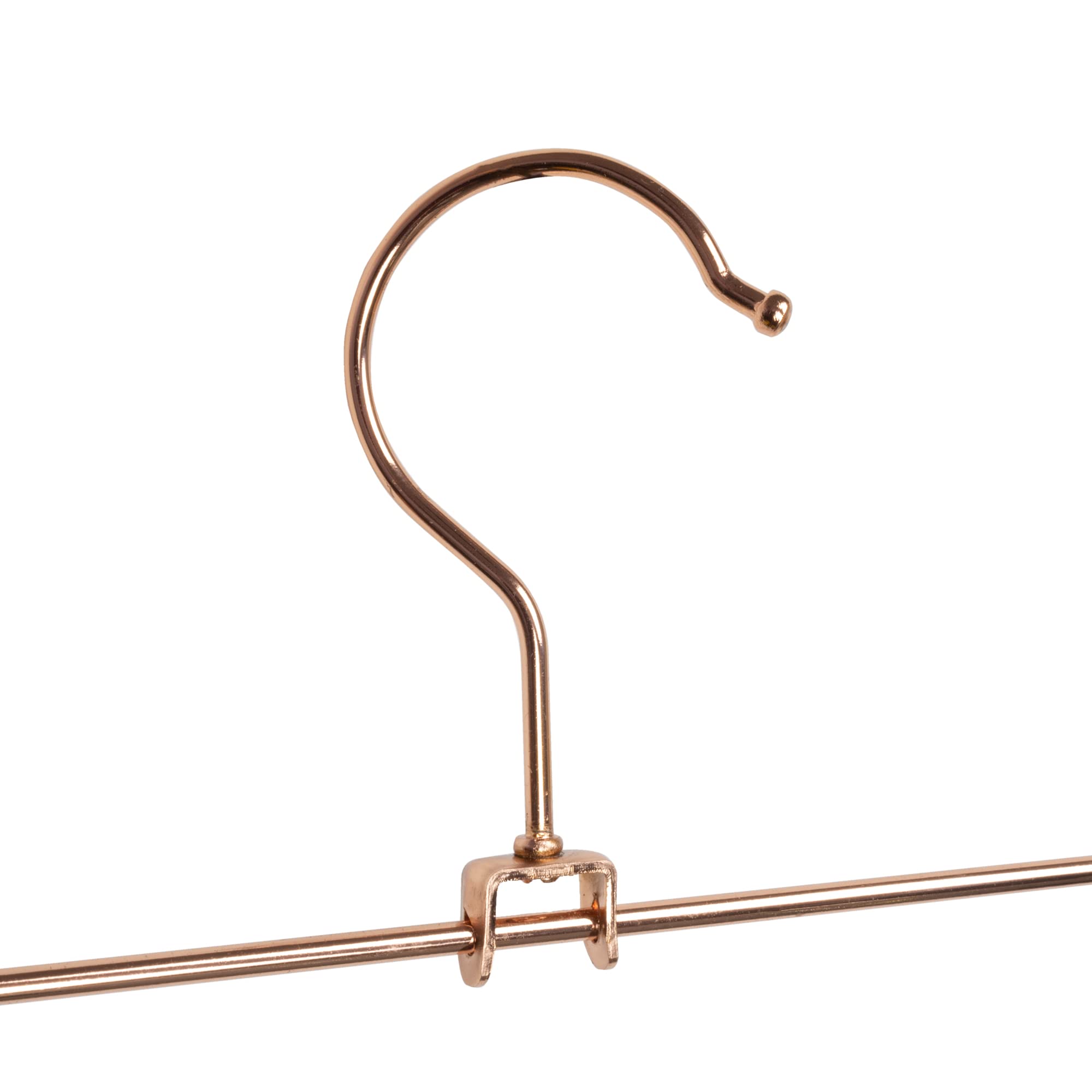 6X Natural Goods Berlin Percha para Pantalones Gard, Percha giratoria 360°, Metal, Gancho Giratorio, Percha Multifuncional, para percheros y percheros (Oro Rosa, Juego de 6)