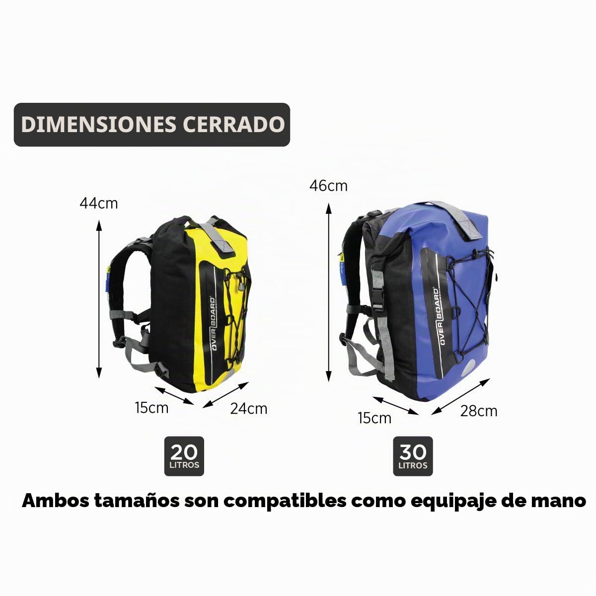 Overboard Wasserdichter Rucksack - Bolsa estanca para navegación