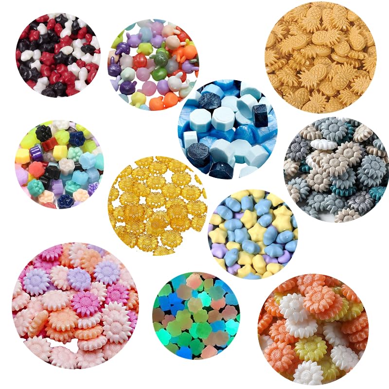 あとりえほのか シーリングワックス用ロウ ランダムガチャ 10g×10個＋1で11個入り【1000円ぽっきり】