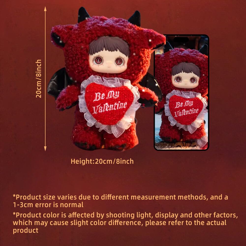 niannyyhouse Maymei Winter Weird Series - Caja ciega de muñeca de peluche, llavero de peluche de 8 pulgadas, bonitos regalos coleccionables (6 piezas)