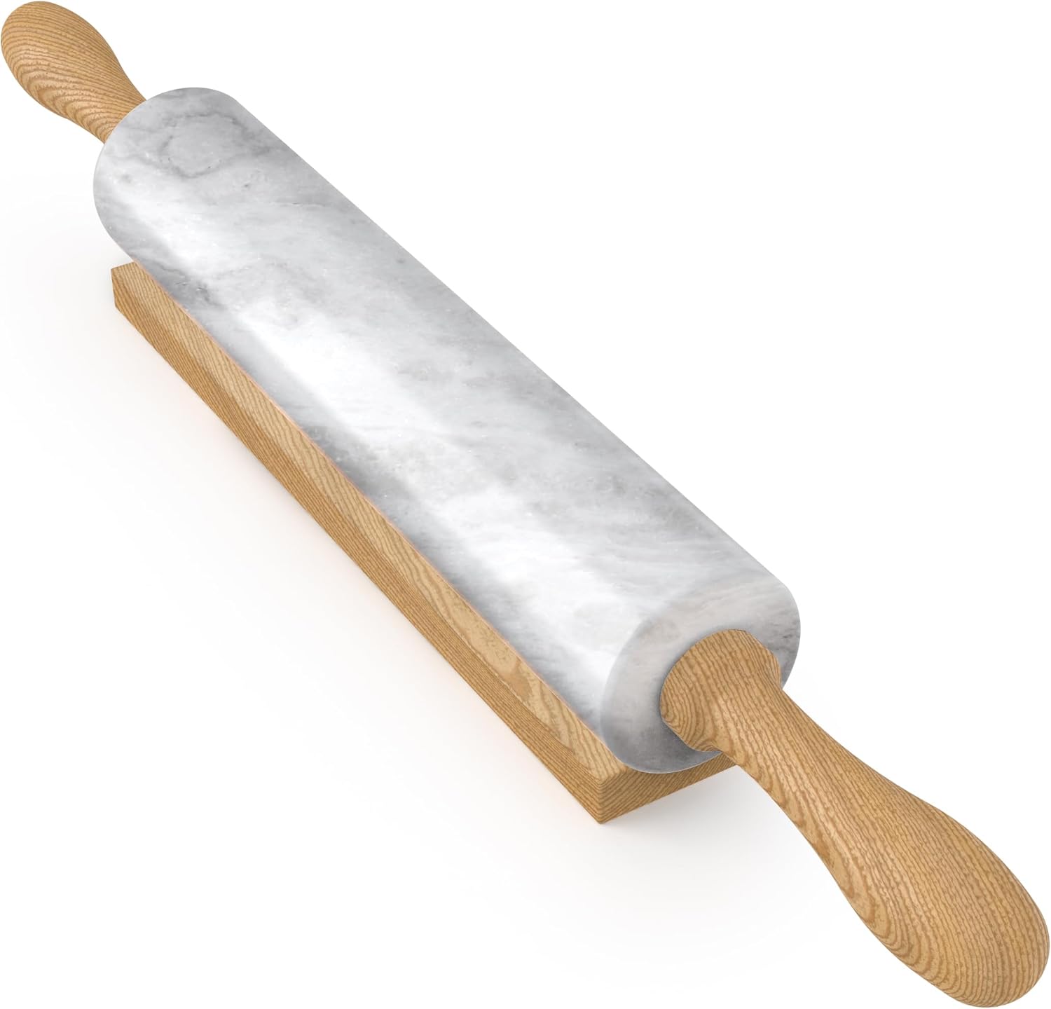Koville Marble Rolling Pin, Non-Stick African Stone Polished Dough Roller, Pasta, Dumpling, Ravioli, Fondant, Pie Crust, Kitchen Baking Pastry Tools(Namib Fantasy) Koville Marble Rolling Pin, Non-Stick African Stone Polished Dough Roller, Pasta, Dumpling, Ravioli, Fondant, Pie Crust, Kitchen Baking Pastry Tools(Namib Fantasy)