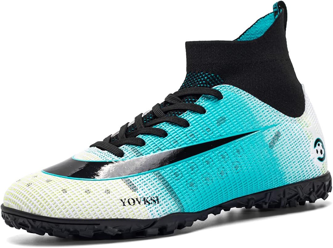 Men's Soccer Boots Turf Hightop TF Football Shoes Professional Outdoor Indoor Sports Sneaker