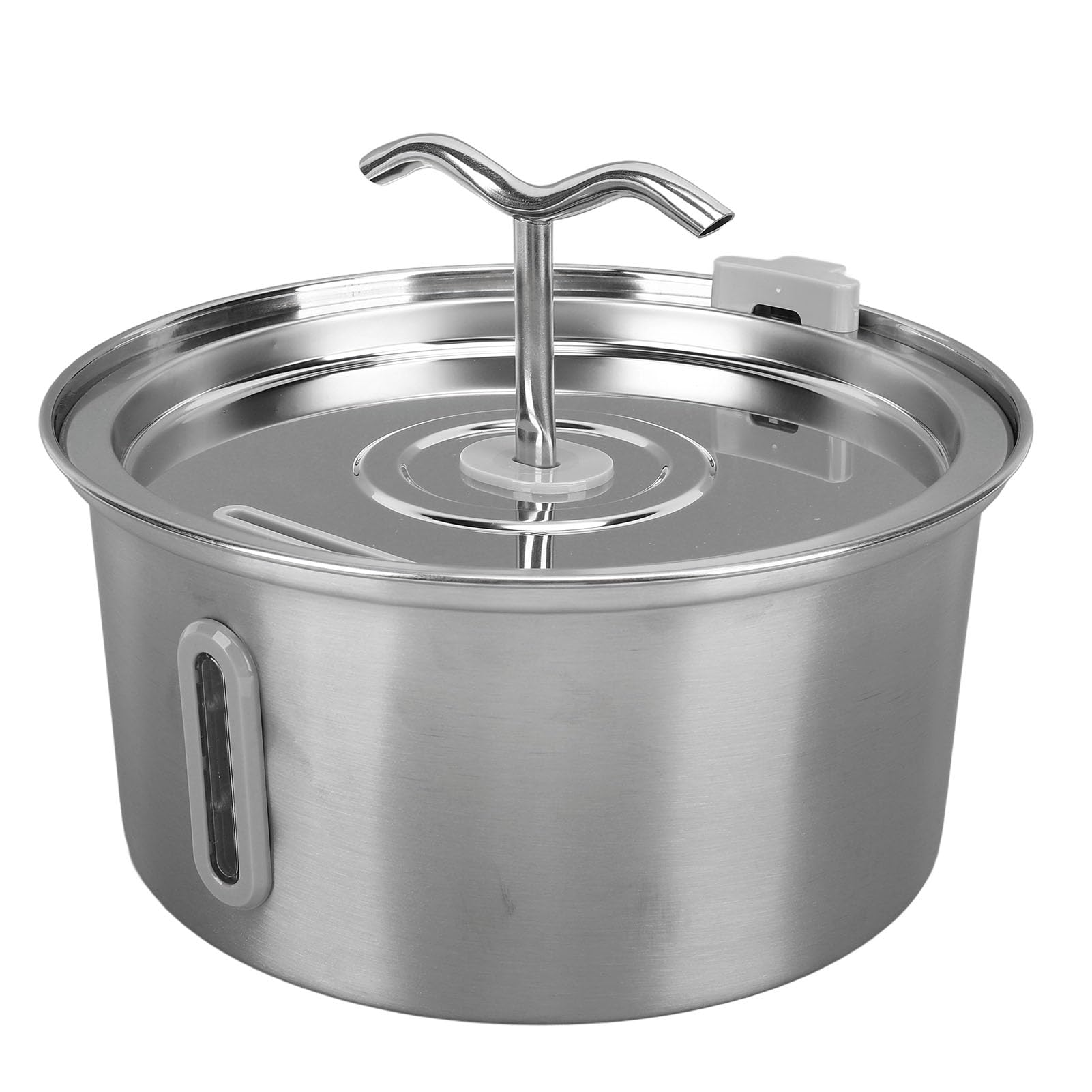 Dioche Dog Water Fountain, Stainless Steel Cat Water Fountain - 2L Water Fountains for Cats, Quiet Pump with 3 Replacement Filters, Automatic Indoor Pet Waterer Drinking Fountain - image 5