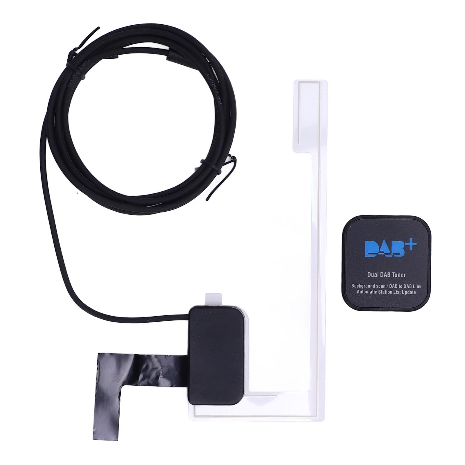 Annadue Receptor de Radio Dab para Automóvil, Actualización Automática de Estaciones Caja Dab de Transmisión Digital, Adaptador USB con Antena, Sintonizador de Radio para Estéreo