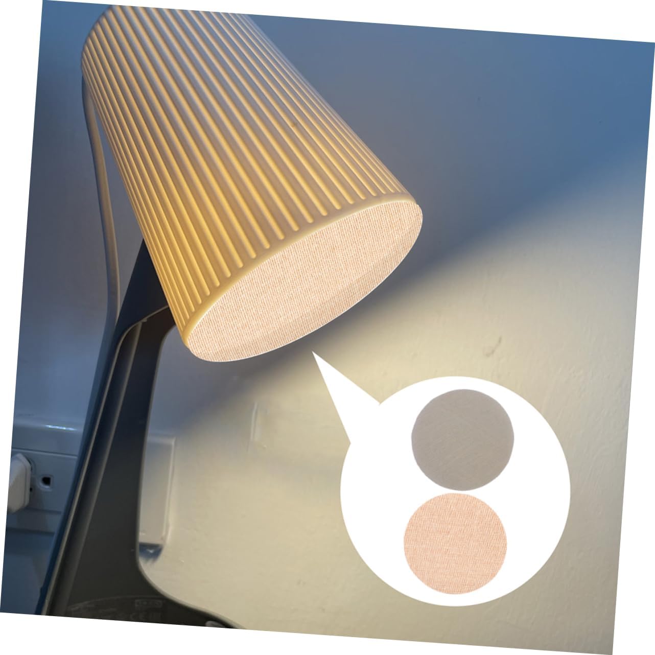 2Pcs Heat-Resistant Dazzling Proof Downlight Lampshade Diffusers for Children's Ceiling Lights Soft Light Protection and Home Lighting Accessories