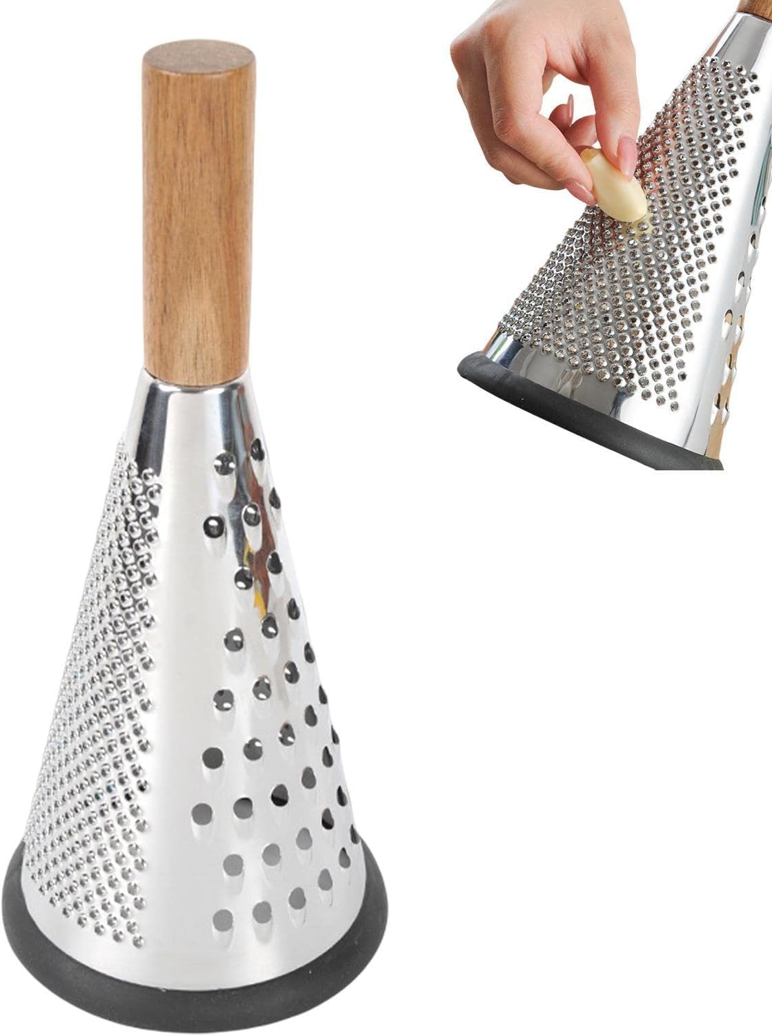 Cheese Grater with Handle 8" Box Graters with Handle