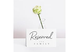 Reserved Tented Table Cards - Set of 20