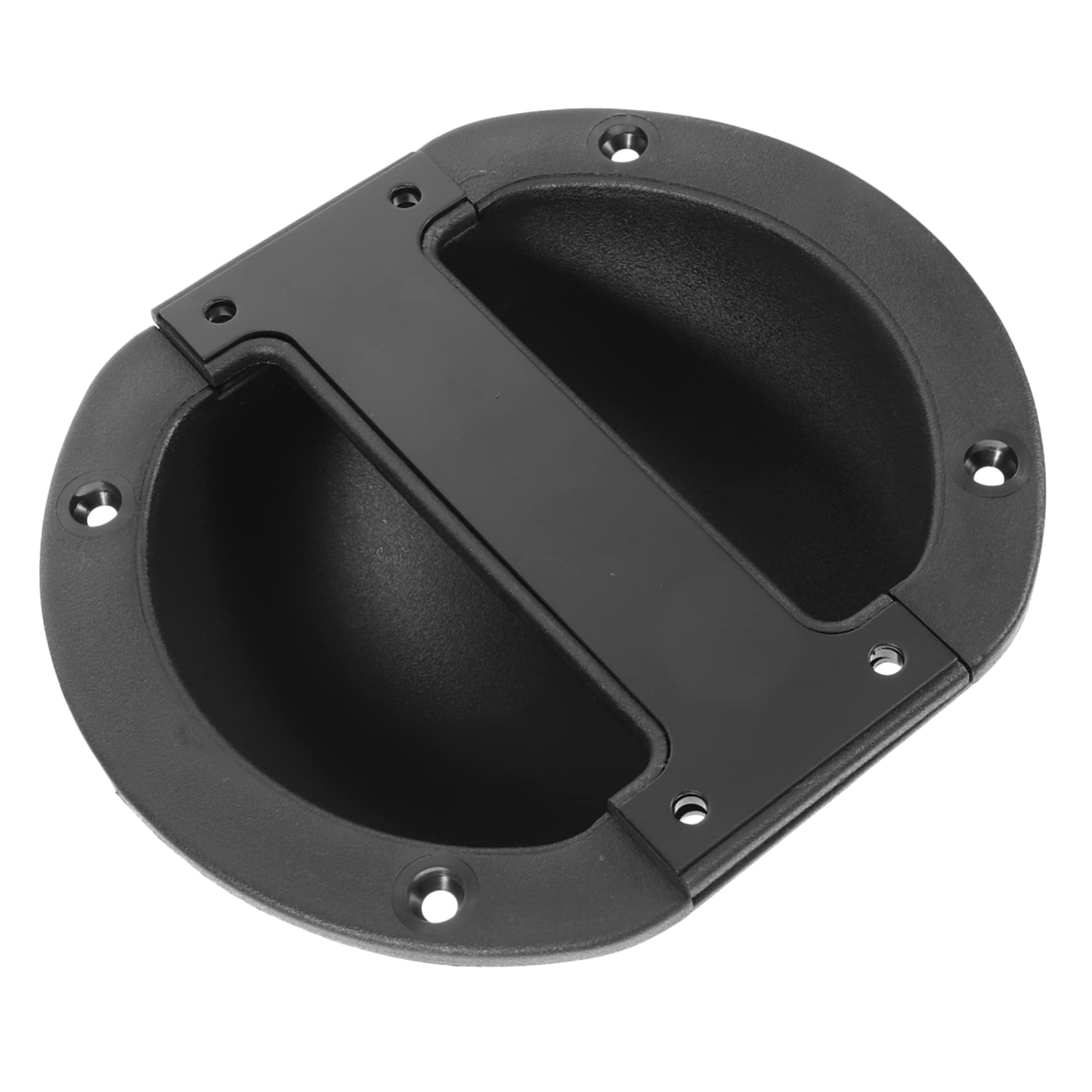 Poignée Robuste Haut-Parleur Encastrée en Ronde Plastique de Légère Design et Fer Fonctionnel pour Haut-parleurs et Enceintes de Scène