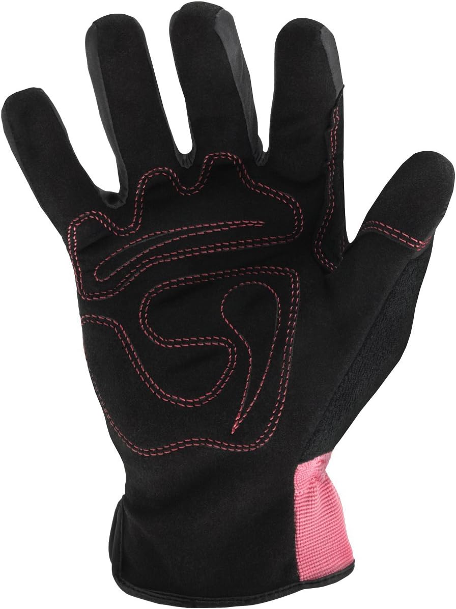 Ironclad Tuff Chix Women's Work Gloves TCX, Designed for Women's Hands, Performance Fit, Durable, Machine Washable, (1 Pair), MEDIUM - TCX-23-M , Pink : Clothing, Shoes & Jewelry