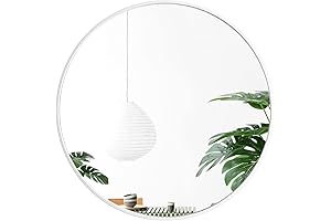 White Round Mirror: Illuminating Elegance for Modern Spaces