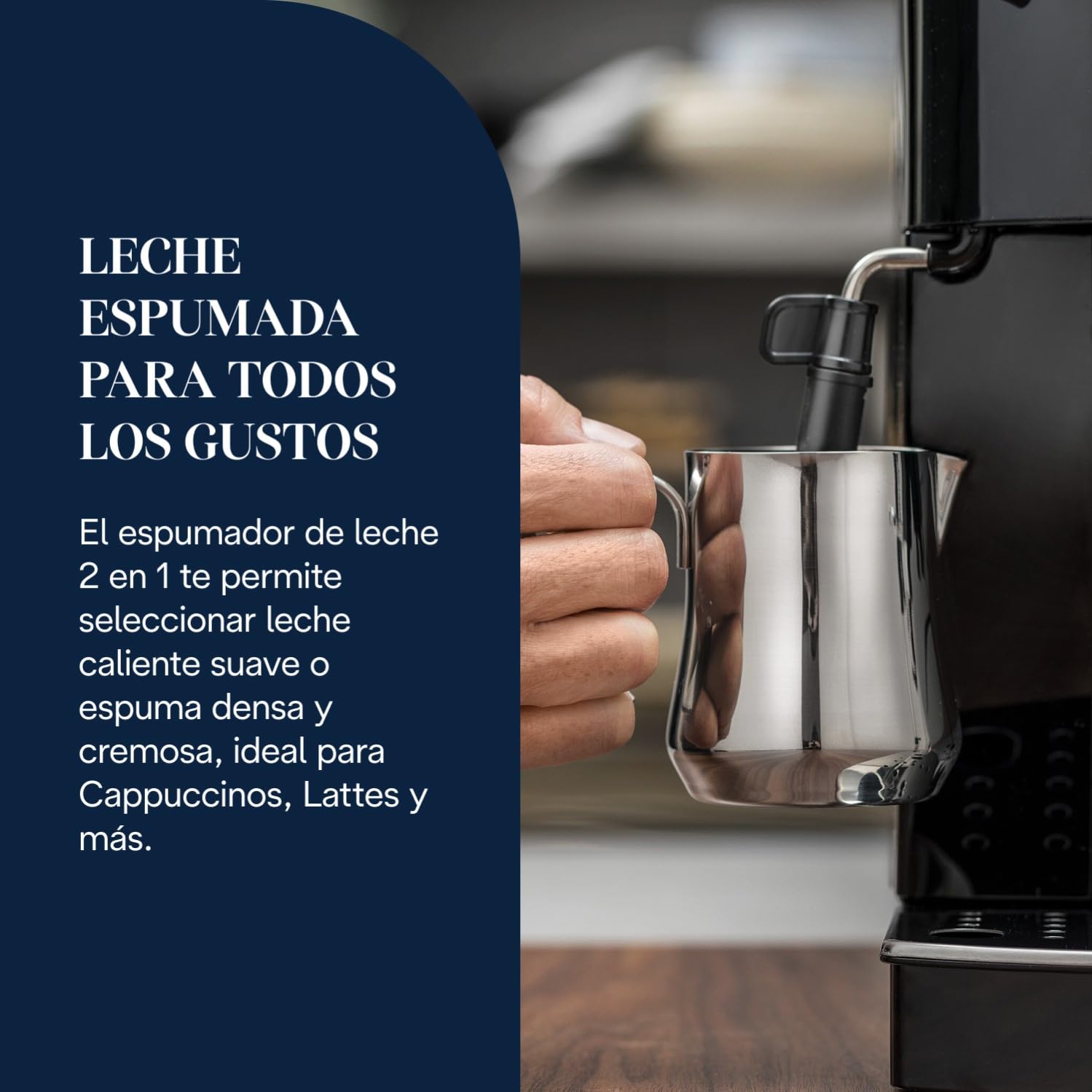 De’Longhi Magnifica S – Perfetto Cafetera Superautomática, Espumador de Leche manual, Espresso y Cappuccino, Panel de Control con Botones, Negro (ECAM11.112.B)