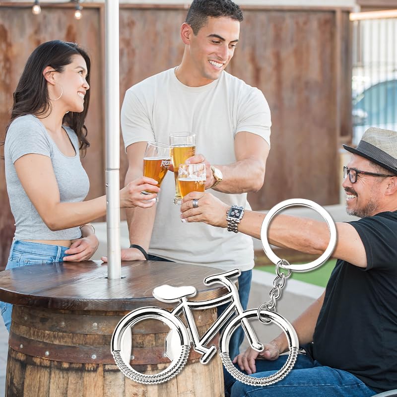 Fahrrad-Flaschenöffner Als Schlüsselanhänger – 50 Stück Set Für Partys & Geschenke