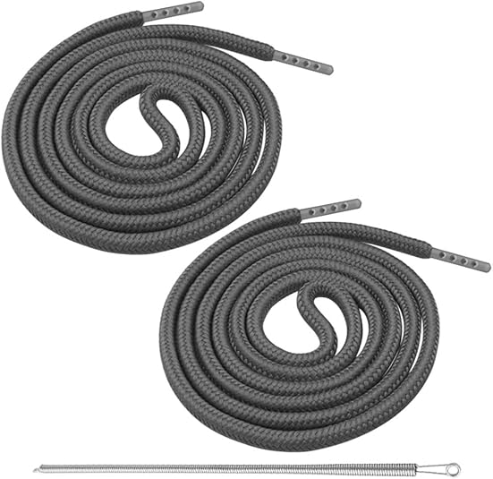 Cordoncini Per Pantaloni Da Jogging - 2 Pezzi, 160 Cm, Con Ago E Estremità In Metallico, Nero - Foto 7