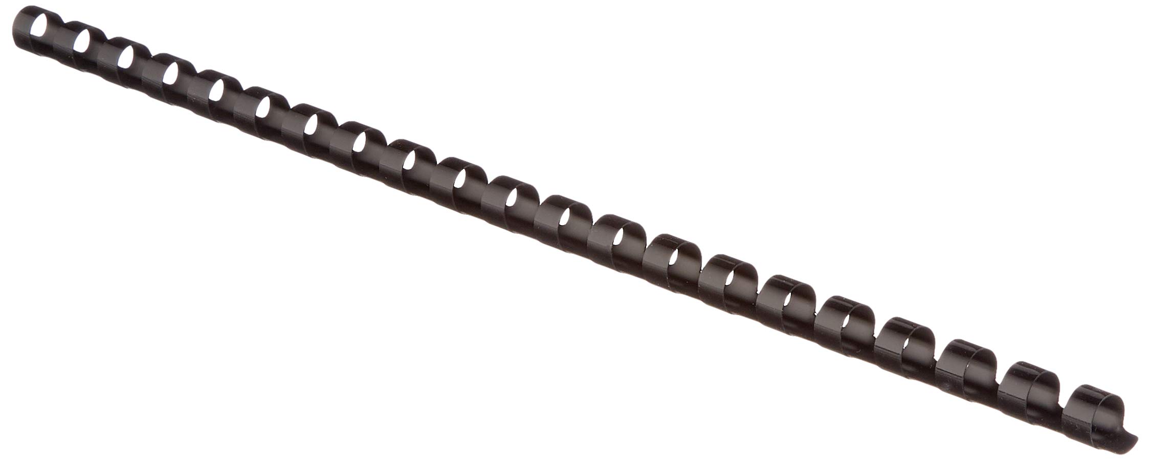 Leitz Plastic Comb Binding Spines 10mm Black - Pack of 100
