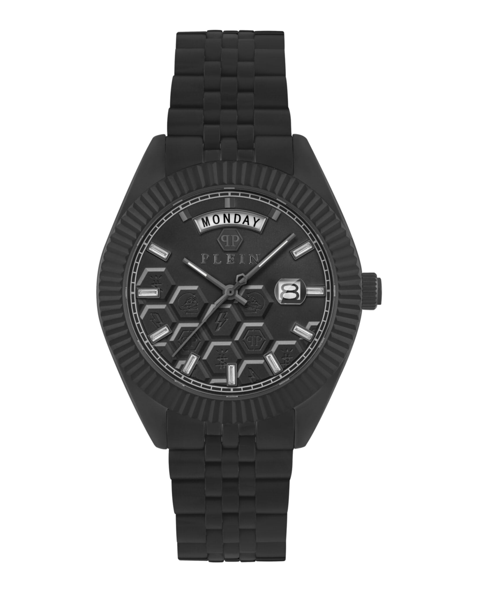 Philipp Plein Men's Analogue Quarz Watch with Stainless Steel Strap PWPVA0624