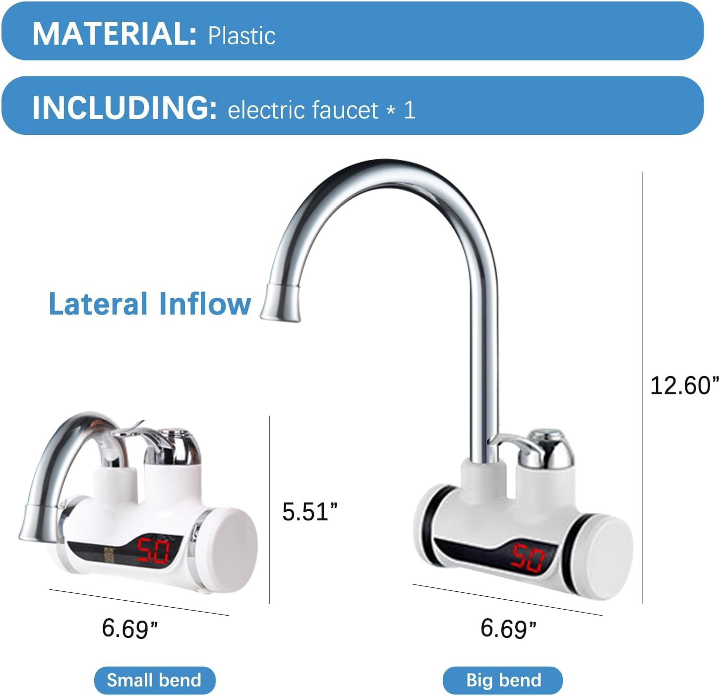 Instant Electric Water Heater Tap - Hot Water on Demand -5
