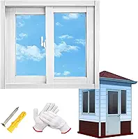 ZAIHW Janela deslizante de substituição do porão 50 x 45 65 x 48 76 x 40 x 28 127 x 25 127 x 30 cm Janela de alumínio para galpão doméstico painel duplo isolamento acústico janelas de tempestade