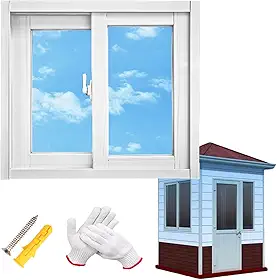 ZAIHW Janela deslizante de substituição do porão 50 x 45 65 x 48 76 x 40 x 28 127 x 25 127 x 30 cm Janela de alumínio para galpão doméstico painel duplo isolamento acústico janelas de tempestade