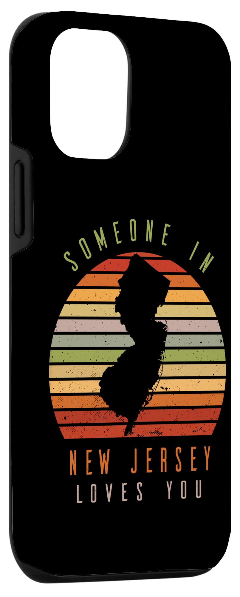 iPhone 13 Someone In New Jersey Loves You Vintage State Retro Case - Image 3
