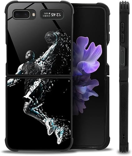 Miniatura 5 de Funda compatible con Samsung Galaxy Z Flip 5G, diseño de jugador de baloncesto 10 Galaxy Z Flip 5G para niños y hombres, TPU suave, antiarañazos, a