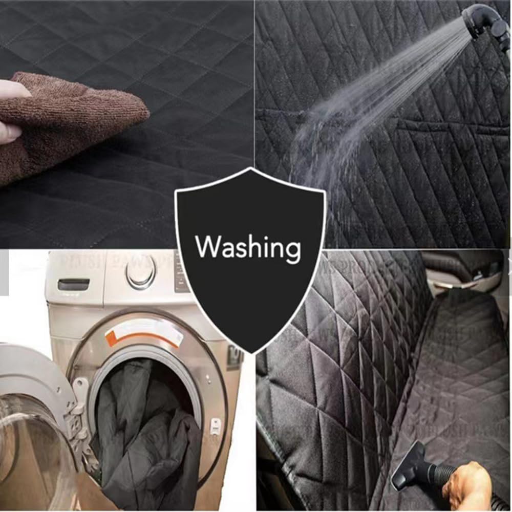 Funda Coche Perro Asiento Trasero, para Peugeot Partner Tepee 2018-2023 2024 Resistente y Impermeable, Antideslizante, Protector Coche Perros Asiento Trasero