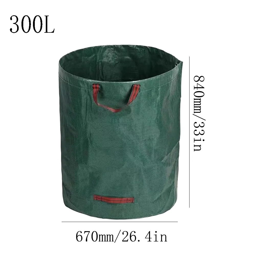 Bolsos reutilizables impermeables para residuos de jardín, saco recolección hojas gran capacidad Bolsa para hojas