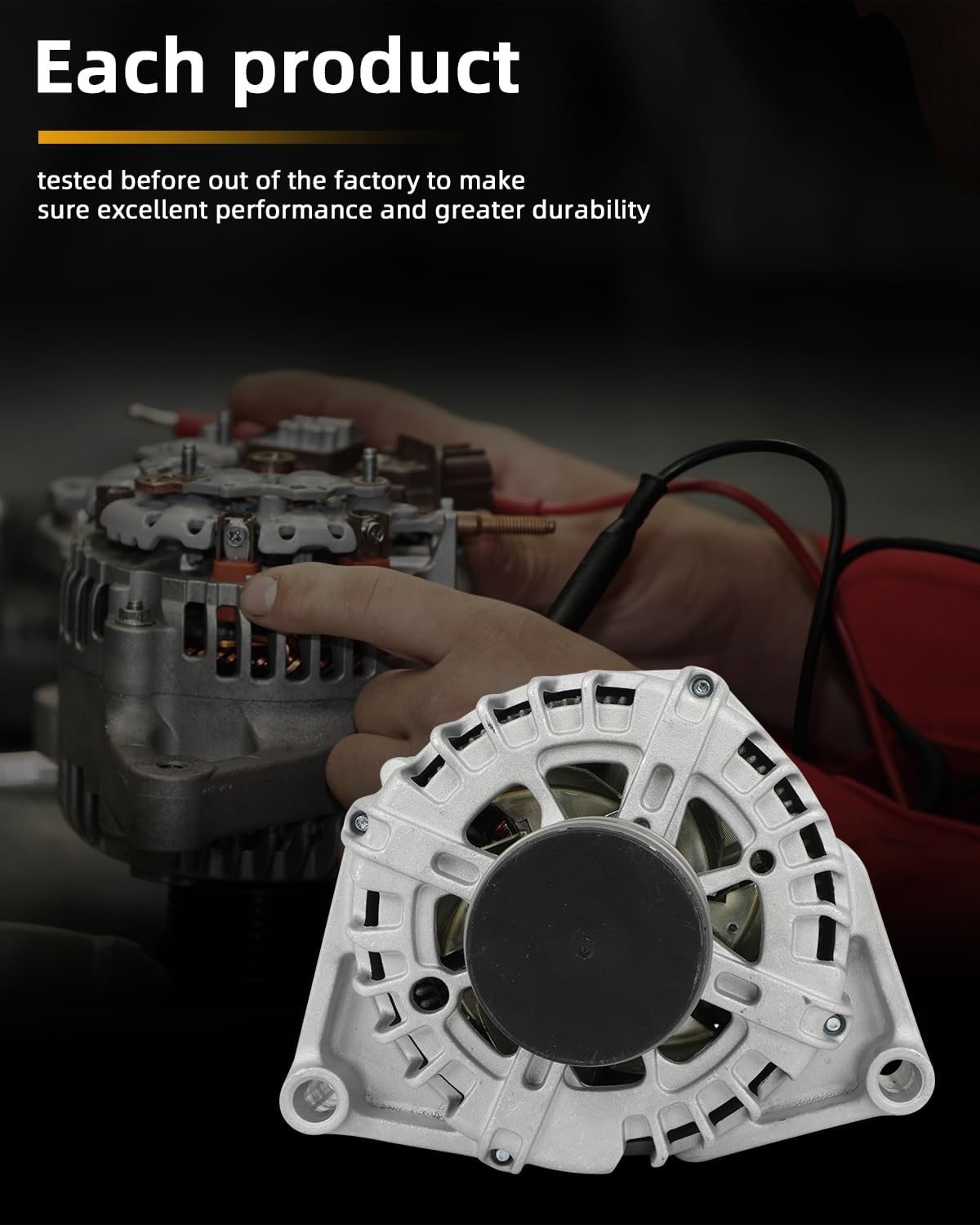 OCPTY Alternator 11654 Compatible for Chevrolet for Cruze 2012-2015,for Chevrolet for Cruze Limited 2016 Automotive Replacement Alternators