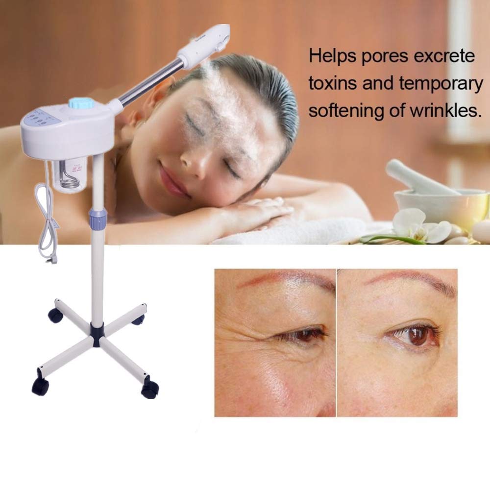Nano Ionic Face Steamer Facial SPA Profesjonalna sauna do twarzy z gorącą mgiełką, otwartymi porami, redukcją zaskórników, poprawiającym przepływ krwi - bezpieczna i łatwa w użyciu
