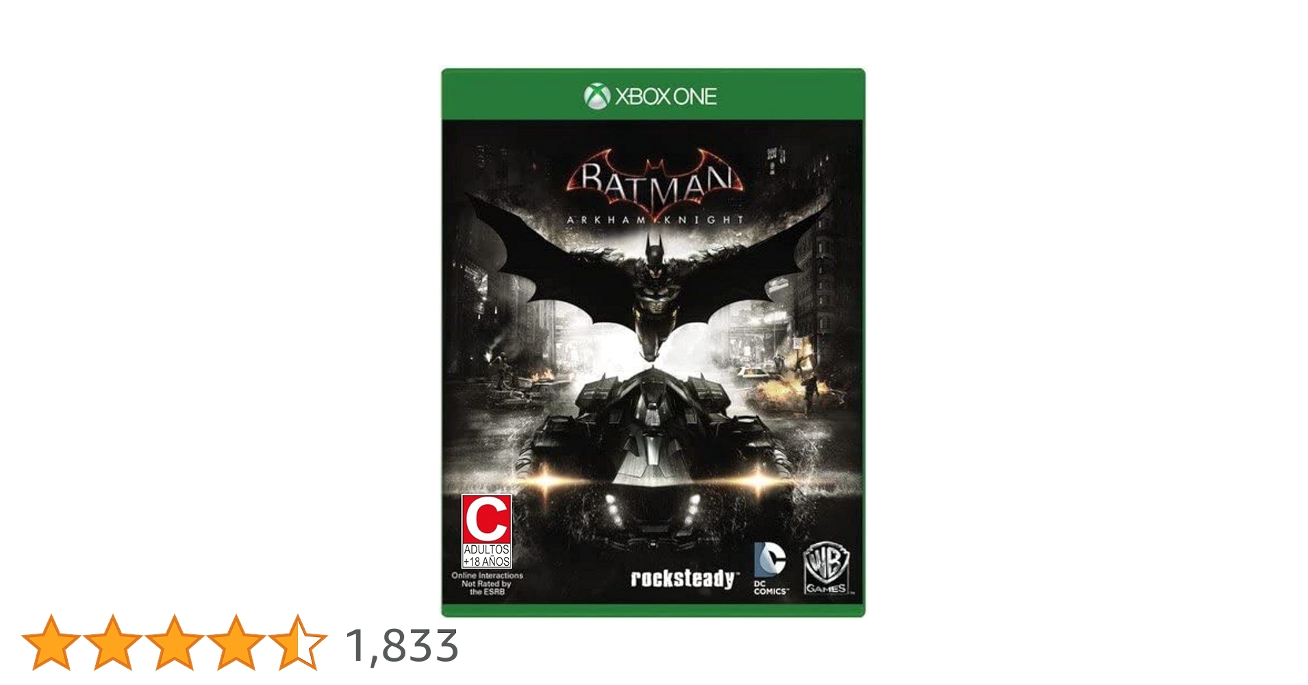 BATMAN ARKHAM KNIGHT XBOXONE【北米版】 WB Games Batman: Arkham Knight - Xbox One: Buy Online at Best