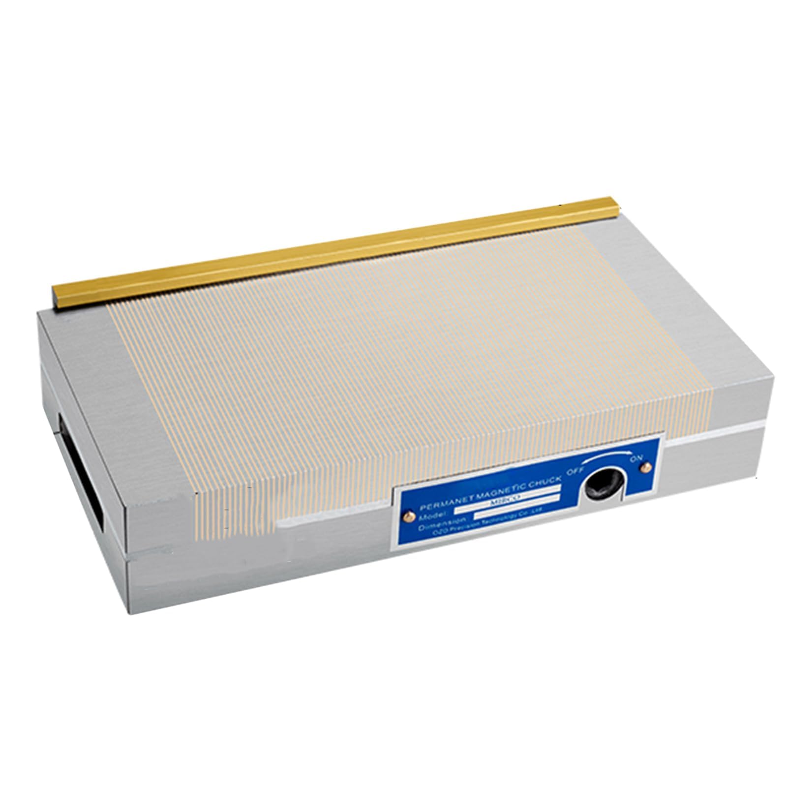 Stały uchwyt magnetyczny 100 x 175 mm, przyssawka z 0,5 + 1,5 biegunami magnetycznymi, siła ssania ≥ 150 N/cm², zawiera klucz do magnetycznych przedmiotów obrabianych
