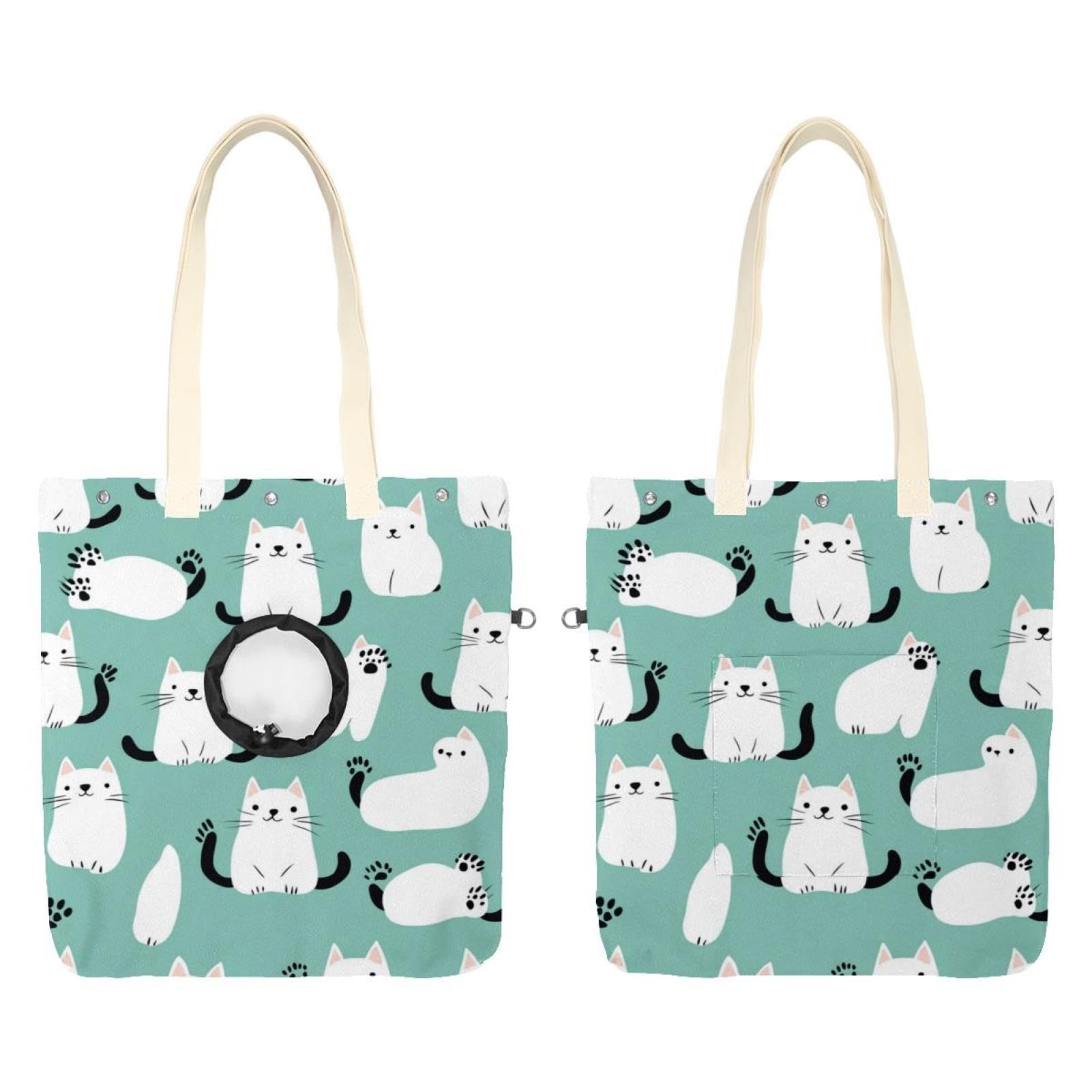 Sac de transport pour chien en toile imprimée pour vos balades en ville