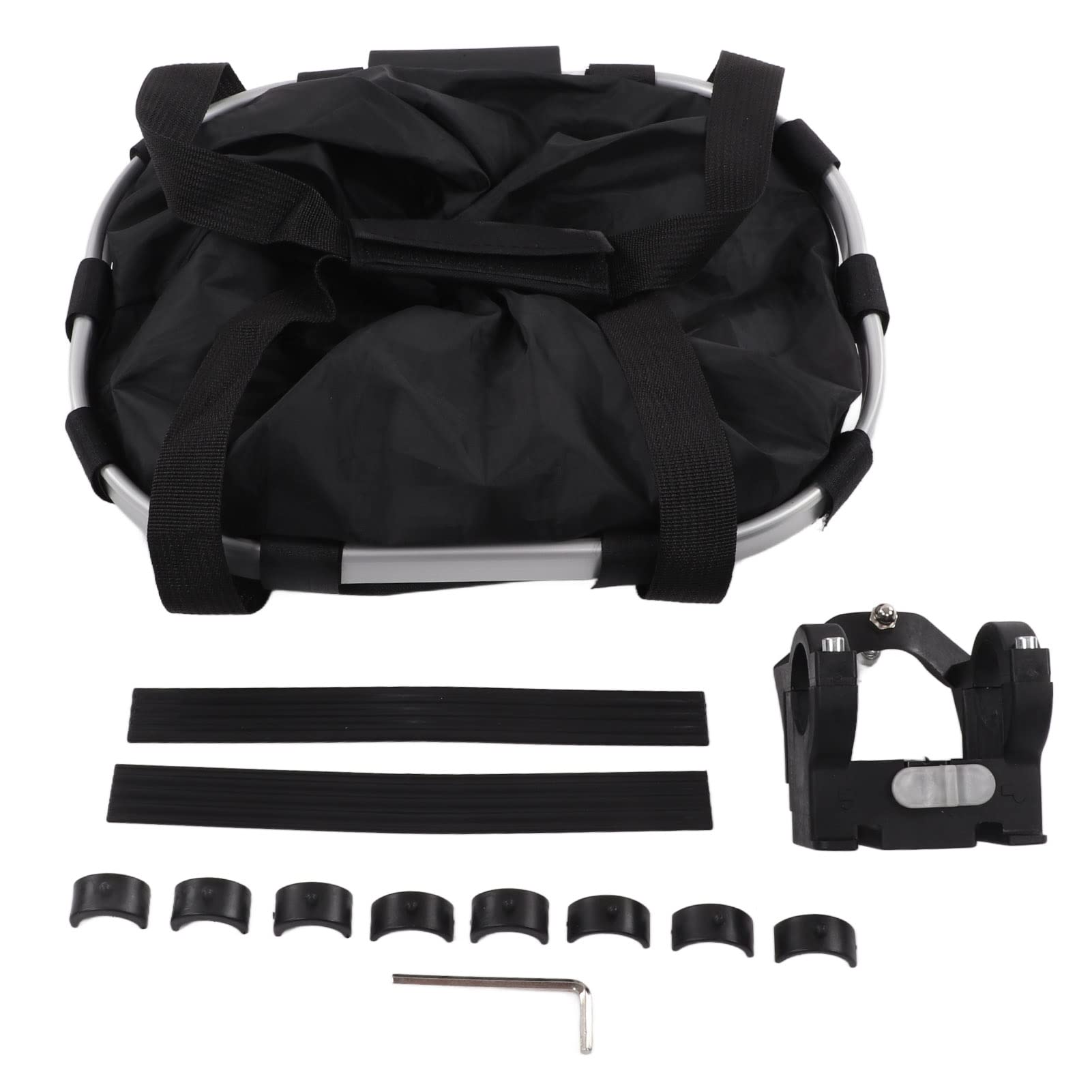 Cesta Plegable para Bicicleta para Perros, Cesta de Manillar Desmontable para Mascotas