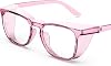 TOREGE Safety Glasses Anti Fog, Clear Safety Goggles Eye Protection For Women And Men, Protective Eyewear With Anti-Blue Light Lens, Scratch Resistant Work Glass For NurseDeep Purple