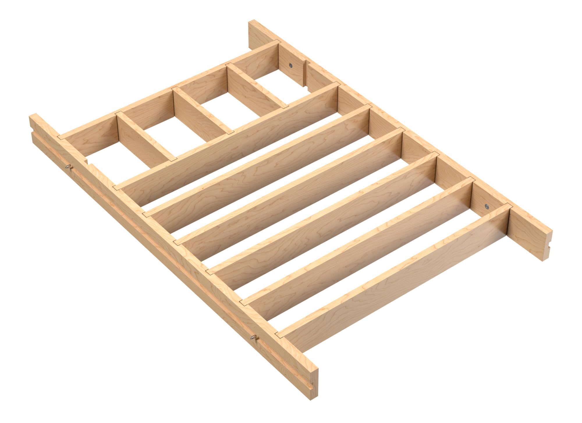 Rev-A-Shelf Wood Shallow Drawer Divider Insert 36" Cabinet