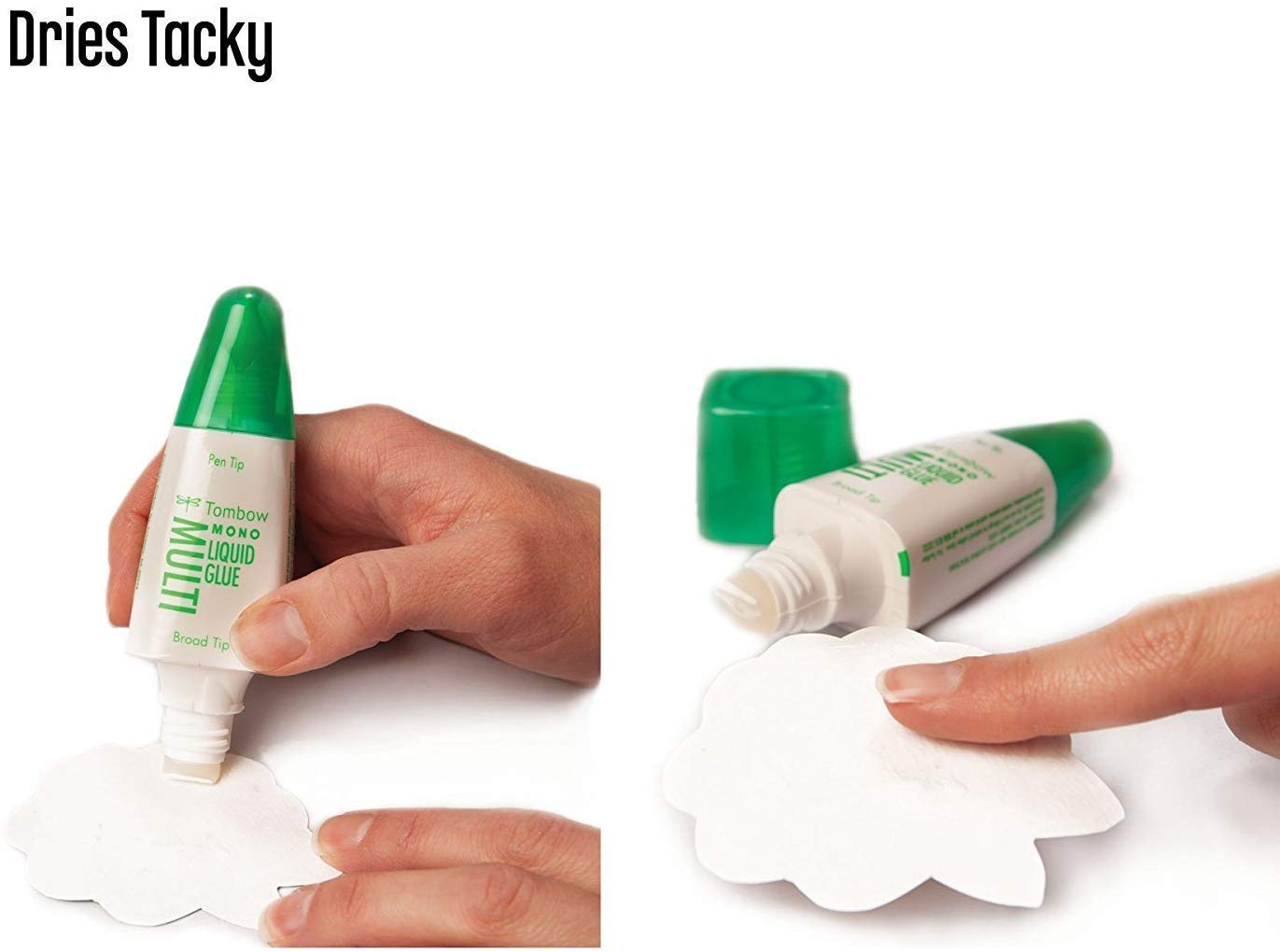 9 Stück Tombow PT-MTC Flüssigkleber, Multi Talent mit zwei Spitzen, 25 g