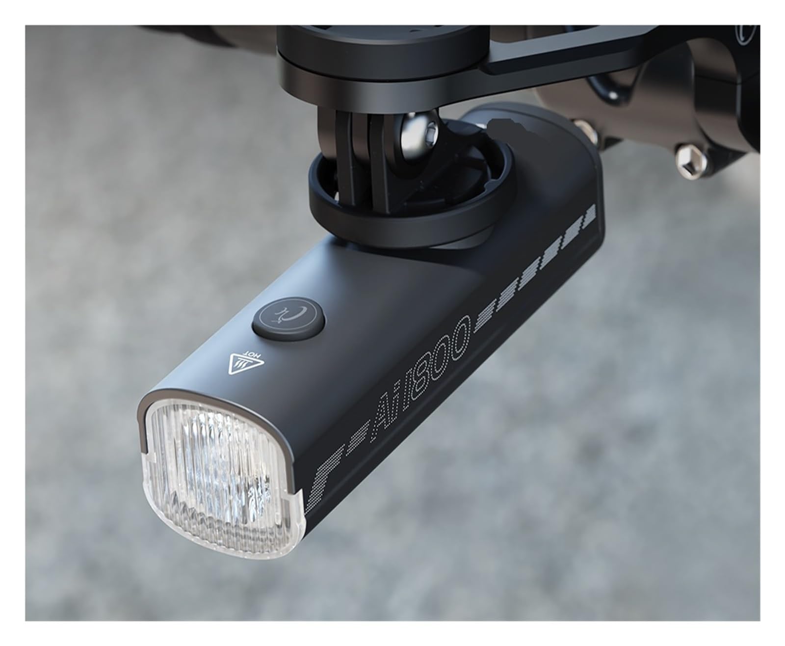1 Uds AI1800 1800LM luz de Cabeza de Bicicleta de aleación de Aluminio